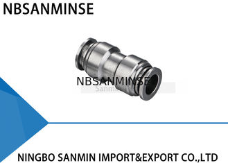 Push In Food Grade SS316L Pneumatic Air Fittings, Antykorozyjna złączka prosta ze stali nierdzewnej