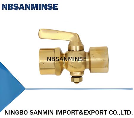 305-DN6 305-DN10 305-DN15 Podwójny miedziany miernik ciśnienia z miedzianą powierzchnią uszczelniania