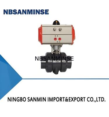 UPVC/CPVC/PPH Elektryczne i pneumatyczne zawory kuli do średniego ciśnienia 1,2 MPa i niskiego ciśnienia 0,035 MPa~0,35 MPa