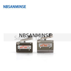NBSANMINSE V2-M5 V2-1/8 2/2-drogowy mechaniczny zawór sterujący pneumatyczny dwukierunkowy zawór rolkowy Linia automatyki