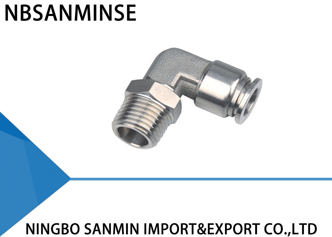 High Temperature SS316L Stainless Steel Air Fittings  Quick Release Food production Anticorrosion
