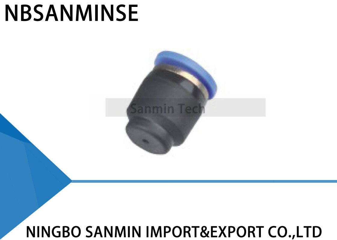 PPF Hose Pneumatic Quick Connect End Cap Air Fittings Straight Push In Cover High Quality Sanmin