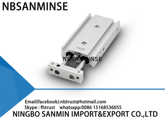 Niestandardowy pneumatyczny cylinder pneumatyczny z podwójnym prętem Typ podstawowy 6 mm 10 mm 15 mm Rozmiar otworu