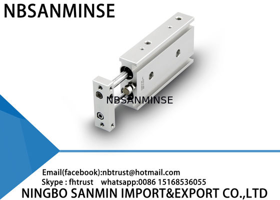 Niestandardowy pneumatyczny cylinder pneumatyczny z podwójnym prętem Typ podstawowy 6 mm 10 mm 15 mm Rozmiar otworu