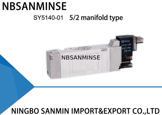 SY5000 Mini pneumatyczny zawór elektromagnetyczny 220VAC pyłoszczelny 5/2 5/3 stanowisko