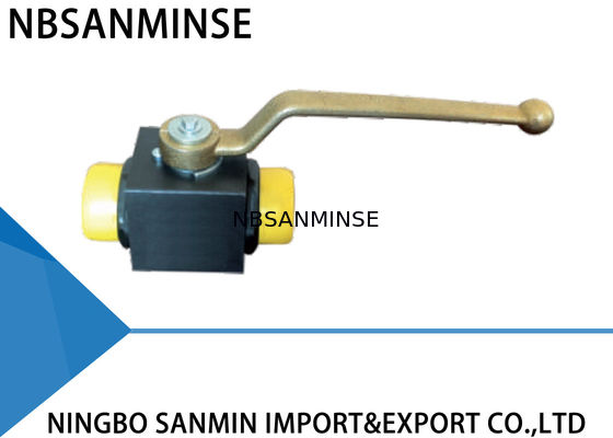 Ręczny zawór kulowy ze stali węglowej / mosiądzu NBR VITON Seal Type Certyfikat ISO9001
