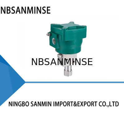 SANMIN 2 pozycja 3-drożny bezpośredni przeciwwybuchowy zawór elektromagnetyczny 0-1.0Mpa HNBR + uszczelka PUR aluminiowa obudowa SUS316L