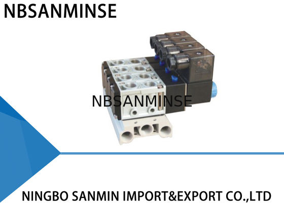Zawór elektromagnetyczny rurowy z pięcioma portami G1 / 4 ", pneumatyczny, kierunkowy zawór sterujący