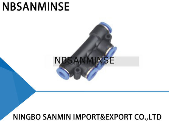 One Touch Plastikowa rurka 5-kierunkowa pneumatyczna Szybka złączka węża pneumatycznego PK Five Pipe Joint Sanmin