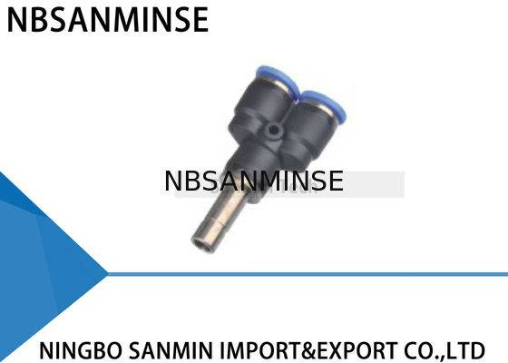 PYJ 3 Way Pneumatic Equal Tee Y Złącze rurowe One Touch Push w plastikowym złączu pneumatycznym Wysokiej jakości Sanmin