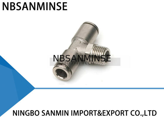 MPT All Metal Pneumatic Air Fittings Odgałęzienie męskie Tee pneumatyczne mosiężne