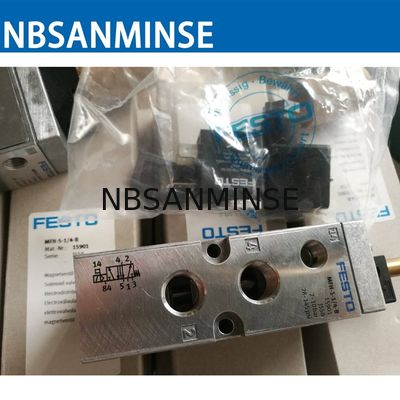 1/4 1/8 Pneumatyczny zawór elektromagnetyczny Oryginalny elektrozawór Festo NBSANMINSE MFH