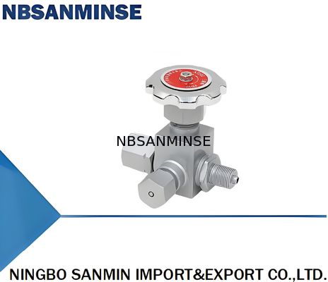 Wyższe ciśnienie trójstronny zawór magnetyczny z mosiądzu
