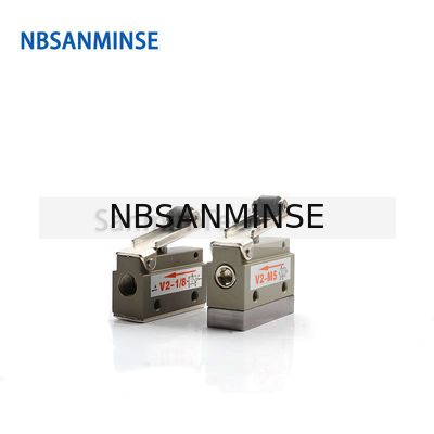 NBSANMINSE V2-M5 V2-1/8 2/2-drogowy mechaniczny zawór sterujący pneumatyczny dwukierunkowy zawór rolkowy Linia automatyki
