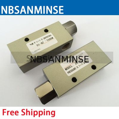 NBSANMINSE ZK Generator podciśnienia 1/8 1/4 3/8 1/2 Pneumatyczny wyrzutnik próżniowy 1MPa Automatyzacja części próżniowe