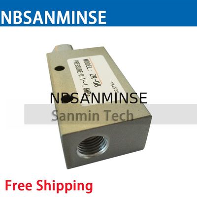 NBSANMINSE ZK Generator podciśnienia 1/8 1/4 3/8 1/2 Pneumatyczny wyrzutnik próżniowy 1MPa Automatyzacja części próżniowe