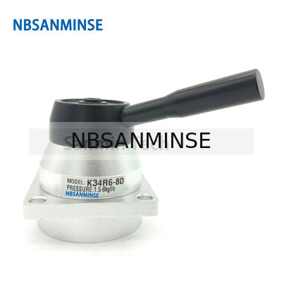 NBSANMINSE K34R6 G1 / 4 "Zawór przełączający ręcznie Zawór mechaniczny pneumatyczny ręczny zawór G 1/4 gwint