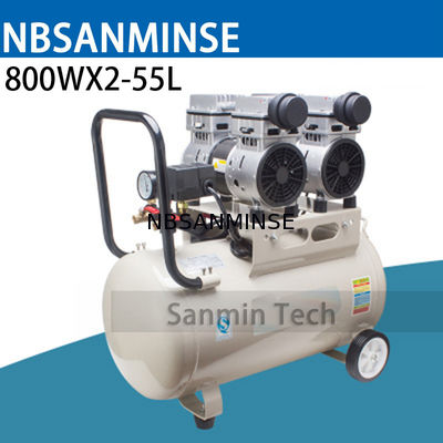 800WX2 - 55L Mini sprężarka powietrza Bezolejowa wysokociśnieniowa konstrukcja wyciszona Obróbka drewna Aplikacja domowa AC220V Wysoka jakość